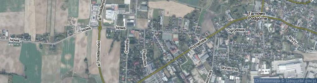 Zdjęcie satelitarne Wiśniowy Sad ul.